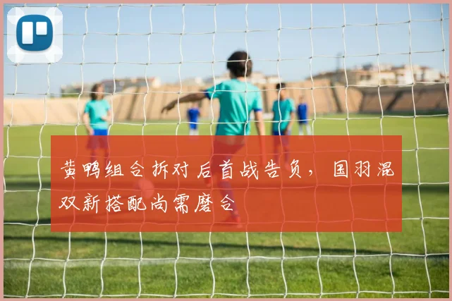黄鸭组合拆对后首战告负，国羽混双新搭配尚需磨合